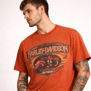 Vintage Harley-Davidson Myrtle Beach 2005 Graphic Tee Double-Sided Biker Shirt